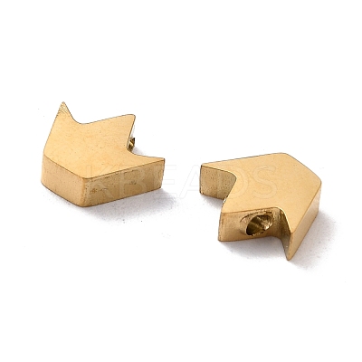 Ion Plating(IP) 304 Stainless Steel Charms STAS-F271-14G-1