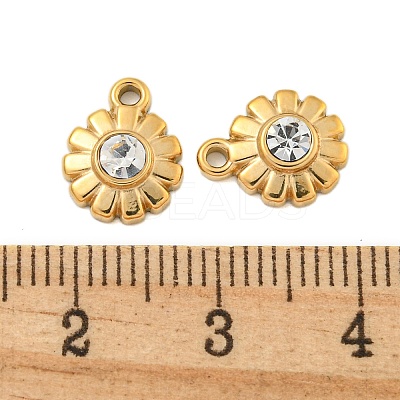 304 Stainless Steel Pendants STAS-L080-003G-02-1