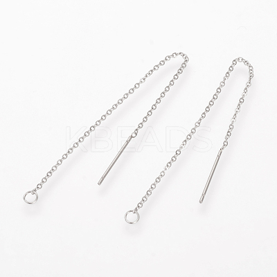 Tarnish Resistant 304 Stainless Steel Earring Findings X-STAS-S070-1
