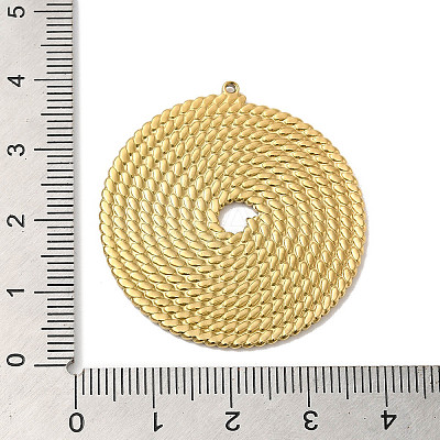 Manual Polishing 304 Stainless Steel Pendants STAS-P335-46G-1