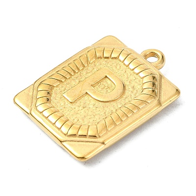 Ion Plating(IP) 304 Stainless Steel Pendants STAS-U033-01G-P-1