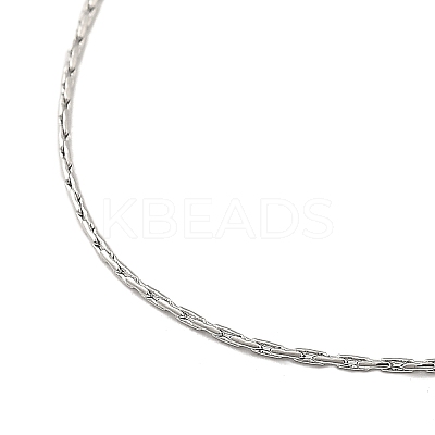 Adjustable Slider Brass Boston Link Chain Necklaces for Men Women NJEW-G160-12P-1