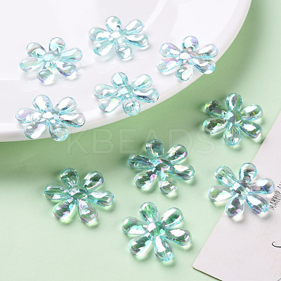 Transparent Acrylic Beads TACR-S154-35C-754-1