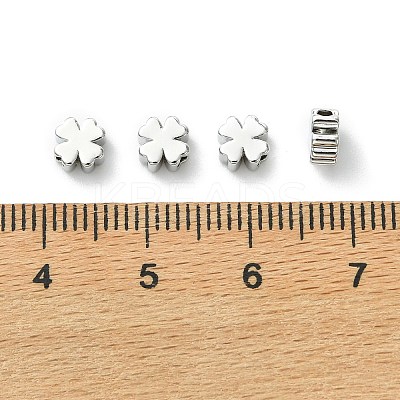 SHEGRACE Brass Clover Beads XGRPCU227-301P-1