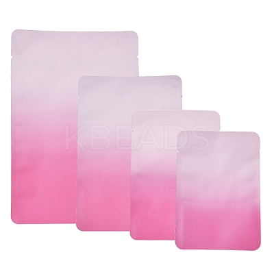 50Pcs 4 Style Two Tone Rectangle Plastic Zip Top Gift Bags OPP-FS0001-19A-1-1