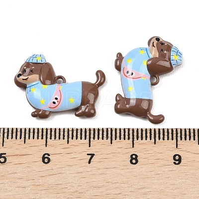 Baking Paint Alloy Pendants FIND-I072-04-1