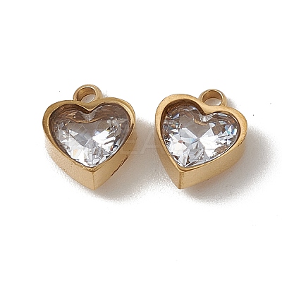PVD Vacuum Plating 201 Stainless Steel Charms STAS-J401-VC706-1