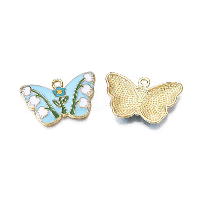 Alloy Enamel Pendants LS-ENAM-N055-112B-1