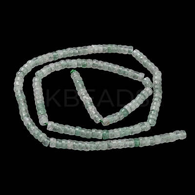 Natural Green Strawberry Quartz Heishi Beads Strands G-A299-A06-01-1