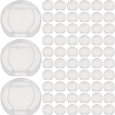 120Pcs Comfort Silicone Earring Pads KY-SP0001-04-1