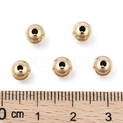 Yellow Gold Filled Beads KK-G156-6mm-1-1