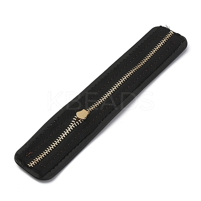 PU Leather Zipper Sewing Accessories FIND-WH0120-24B-1