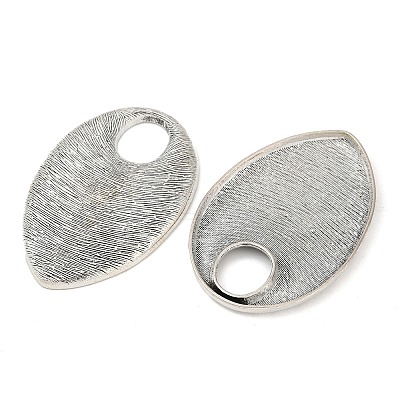 Teardrop Tibetan Style Alloy Big Pendants FIND-M082-01AS-1
