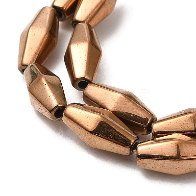 Electroplate Synthetic Magnetic Hematite Beads Strands G-E602-05F-1
