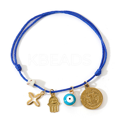 304 Stainless Steel & Resin Charm Bracelets XX1632-6-1