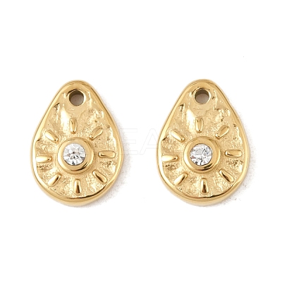 304 Stainless Steel Charms STAS-L022-543G-1
