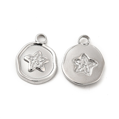 Non-Tarnish 304 Stainless Steel Pendants STAS-B032-36P-1