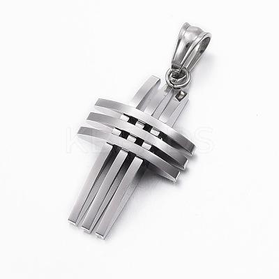 Tarnish Resistant 304 Stainless Steel Pendants STAS-H388-01P-1