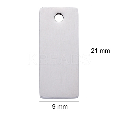 Tarnish Resistant 304 Stainless Steel Pendants STAS-I140-22A-1