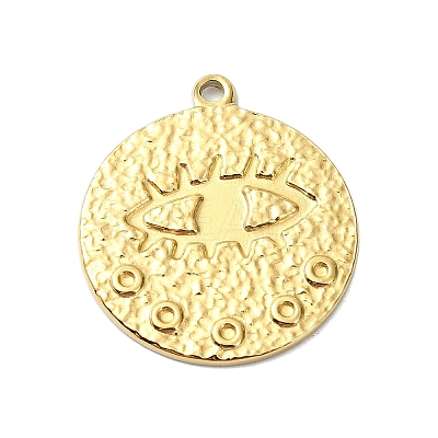 Ion Plating(IP) 304 Stainless Steel Pendants STAS-B058-02G-01-1