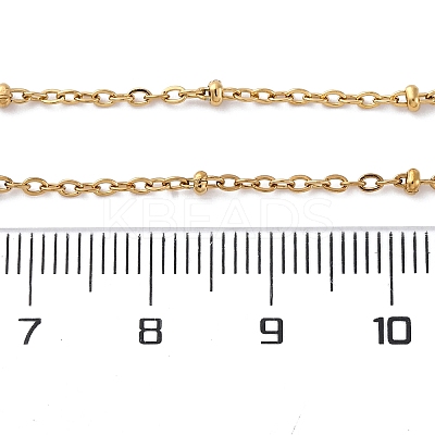 PVD Vacuum Plating 304 Stainless Steel Cable Chains Necklaces MAK-L015-41G-1