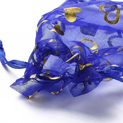 Organza Drawstring Jewelry Pouches LS-OP-I001-B07-1