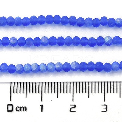Imitation Jade Glass Beads Strands EGLA-A034-T2mm-MB31-1