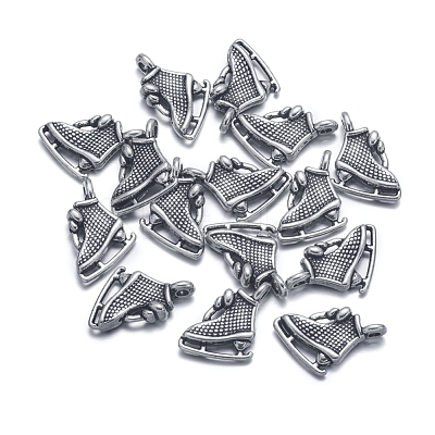 Tibetan Style Alloy Sport Pendants TIBEP-A100859-S-FF-1