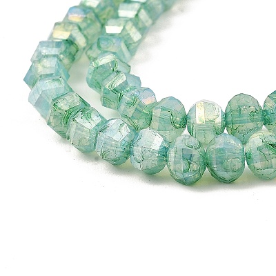 Imitation Jade Glass Beads Strands GLAA-P058-03A-03-1