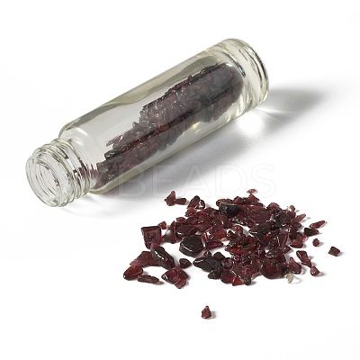 Natural Garnet Chip Bead Roller Ball Bottles AJEW-H101-01K-1