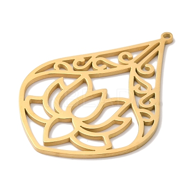 304 Stainless Steel Pendants STAS-U010-17G-1