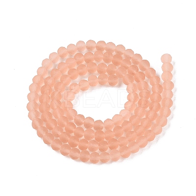 Transparent Glass Beads Strands LS-EGLA-A044-T4mm-MD21-1