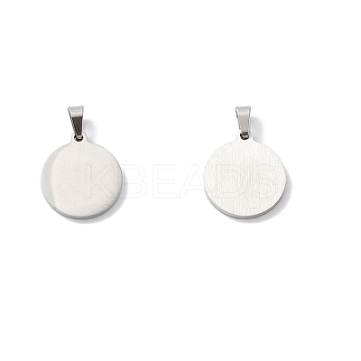304 Stainless Steel with White Shell Pendants STAS-G268-01A-P-1