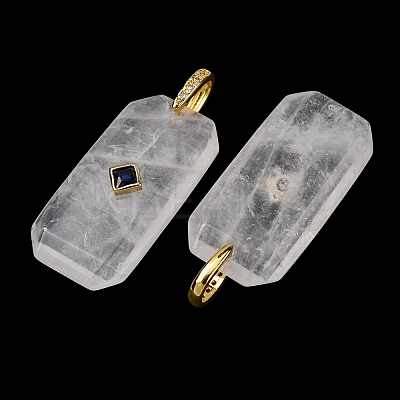 Natural Quartz Crystal Pendants GG-CBA51ED-05G-06-1