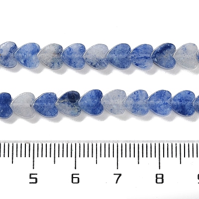 Dyed & Heated Natural Blue Aventurine Beads Strands G-M403-A33-02-1