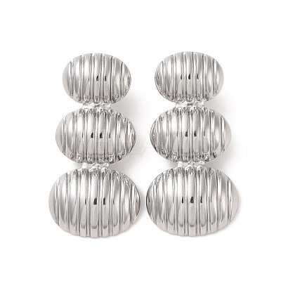 Non-Tarnish 304 Stainless Steel Stud Earrings for Women EJEW-L272-032P-03-1
