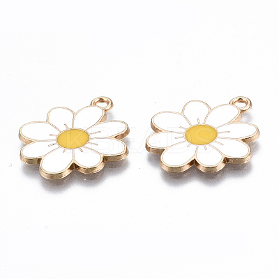 Eco-Friendly Alloy Enamel Pendants X-ENAM-Q437-041A-NR-1