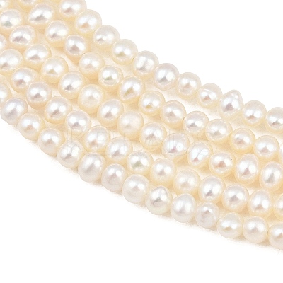Natural Cultured Freshwater Pearl Beads Strands PA-CBAFEE8-03-1