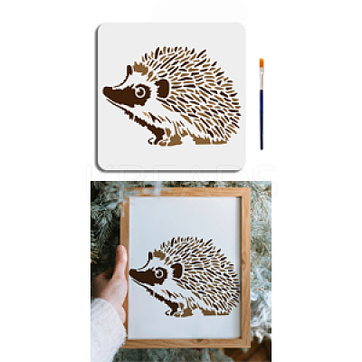 1Pc PET Hollow Out Drawing Painting Stencils DIY-MA0005-76C-1