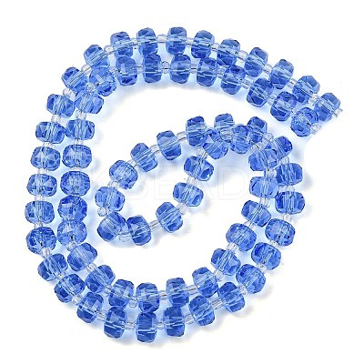 Transparent Glass Beads Strands GLAA-P076-01A-08-1