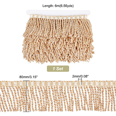 6M Tassels Polyester Ribbon OCOR-GA0001-57-1