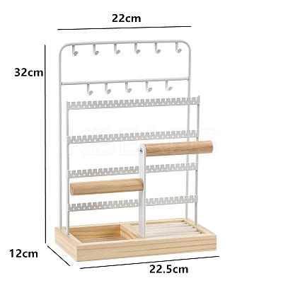 Iron Jewelry Display Rack PW-WG60324-02-1