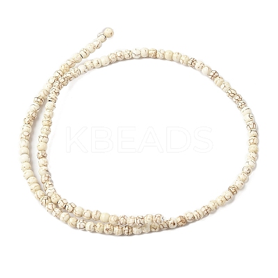 Synthetic Magnesite Beads Strands G-R016-A01-4mm-1