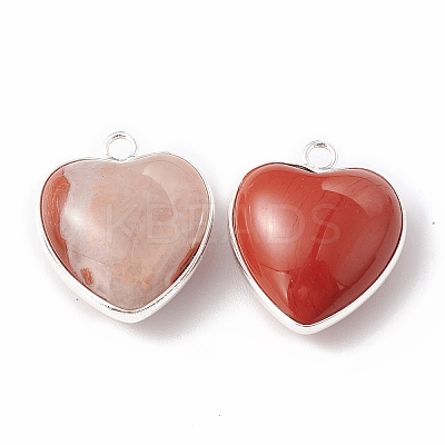 Natural Red Jasper Pendants G-C005-01S-18-1