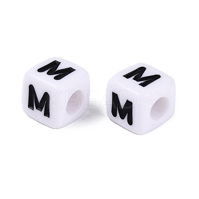 Opaque Acrylic Beads SACR-N020-04A-M-1