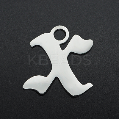Non-Tarnish 201 Stainless Steel Charms STAS-S105-JA569-X-1