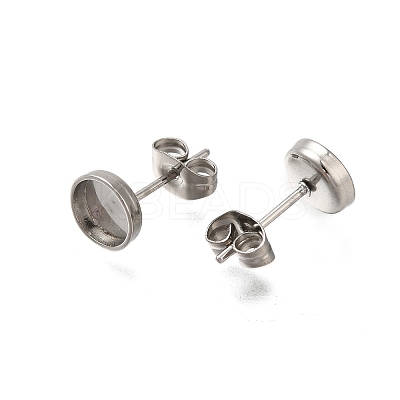 304 Stainless Steel Stud Earrings for Women EJEW-M028-01S-1