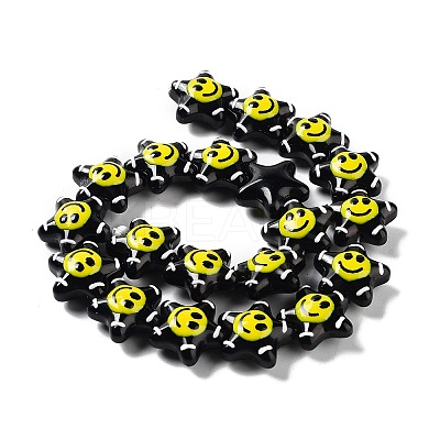 Glass Enamel Beads GLAA-G107-03-02-1
