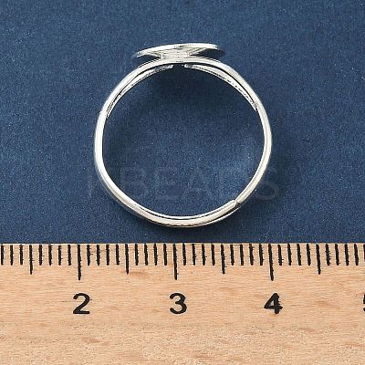 Adjustable Brass Pad Ring Setting KK-K414-05A-S-1