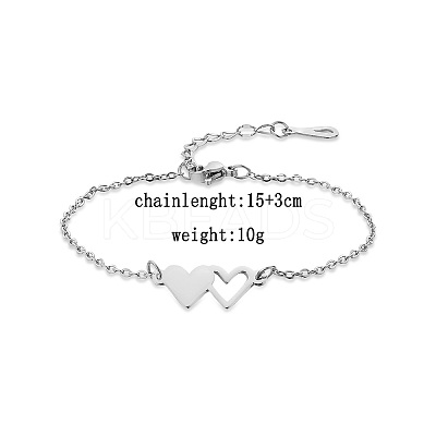 Fashionable 304 Stainless Steel bracelet for daily wear CO3963-1-1